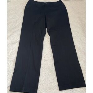 Lauren Ralph Lauren Black Dress Pants Womens 12 Straight Leg Business Casual